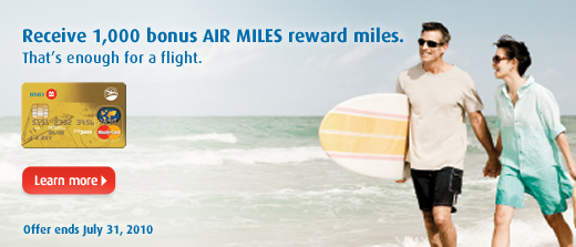 Receive 1,000 bonus AIR MILES reward miles.