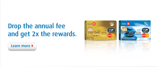 Drop the annual fee and get 2x the rewards.