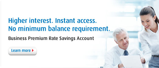 Business Premium Rate Savings Account