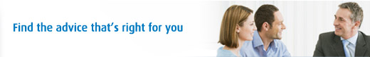 Find the advice that’s right for you.