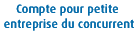 Compte pour petite entreprise du concurrent