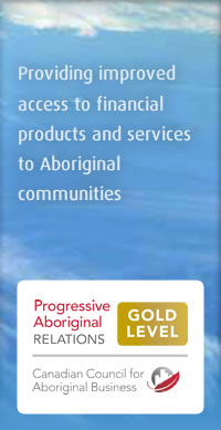 Providing improved access to financial products and services to aboriginal communities