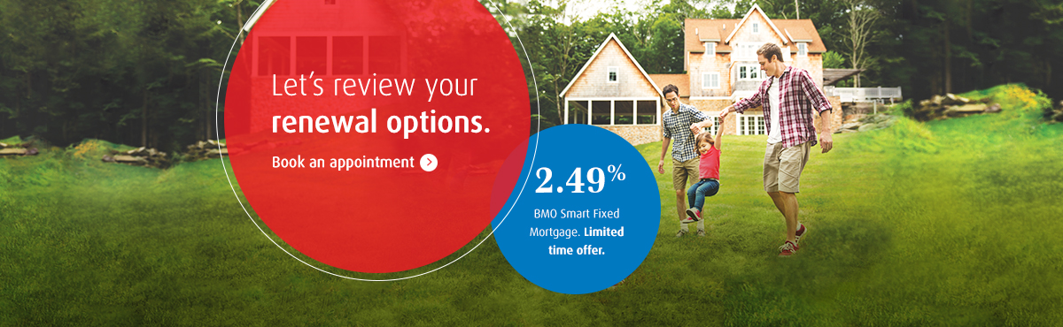 Lets review your renewal options. Book an apponitment.