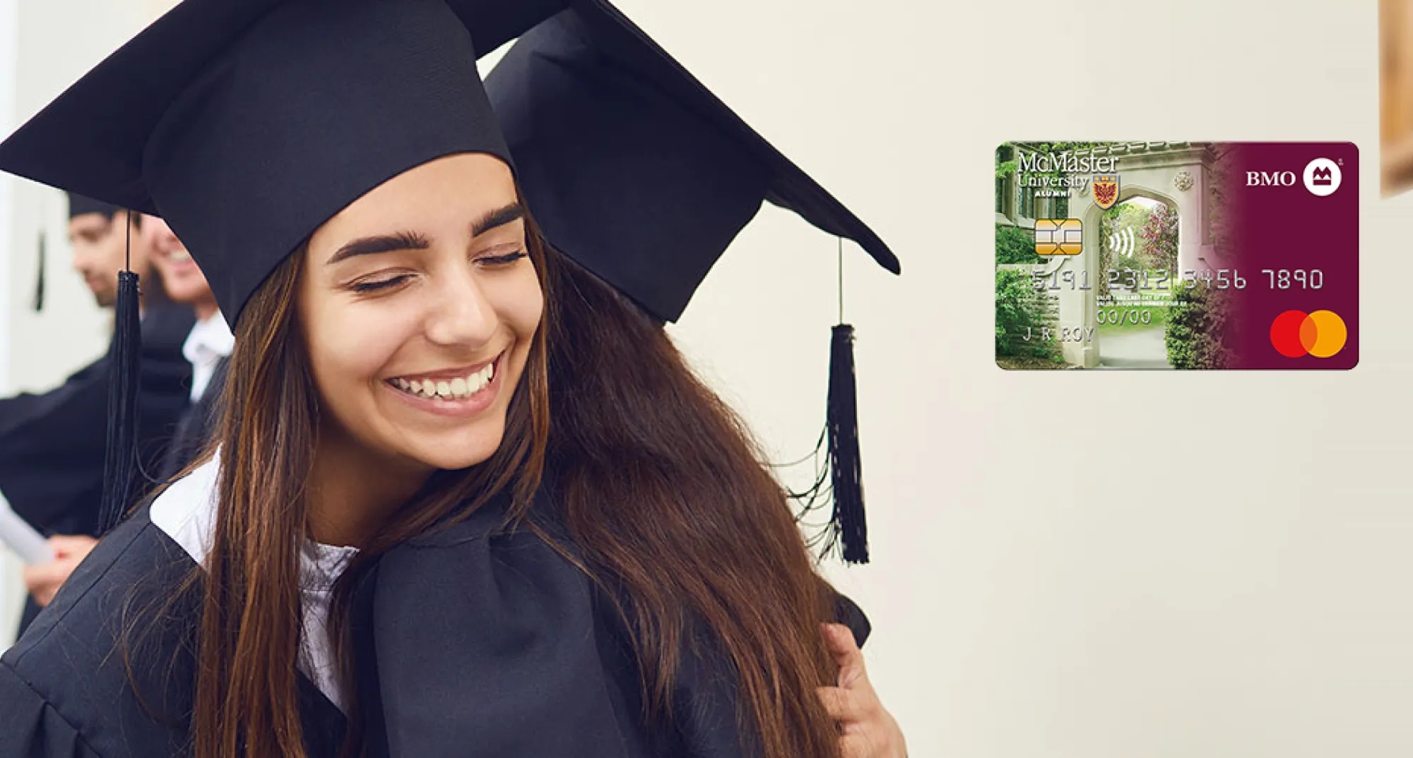 image of B M O McMaster Alumni Association Mastercard featuring the university logo