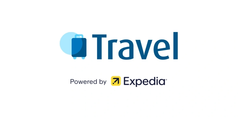 Blue Rewards Travel, powered by Expedia logo
