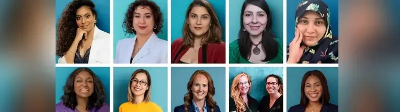 Headshots of the 10 grant recipients