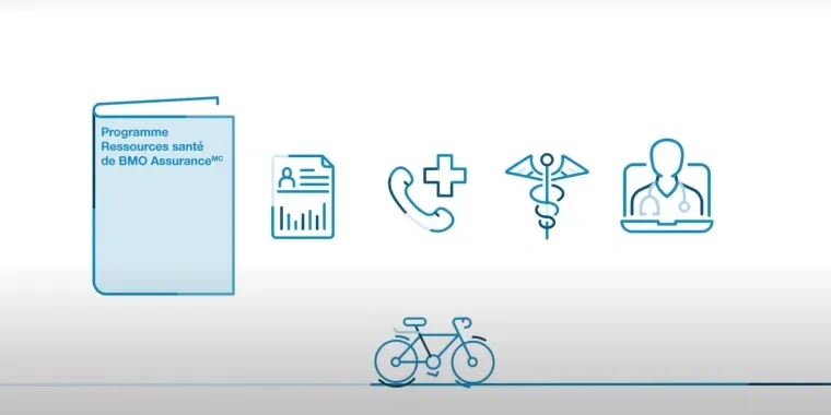 Video title : Programme Ressources santé de B M O Assurance