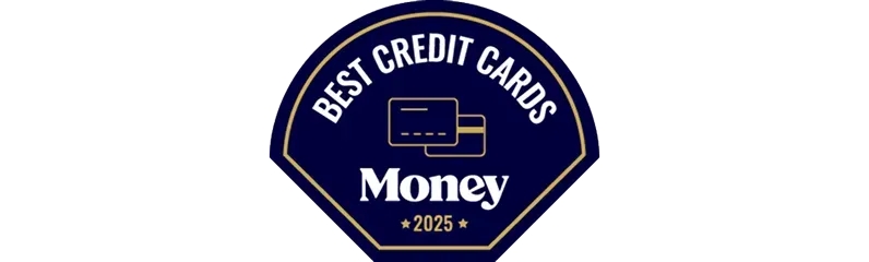 Best Credit Cards Award badge from Money Magazine, 2025
