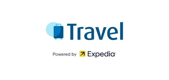 Partner logo, Travel, powered by Expedia