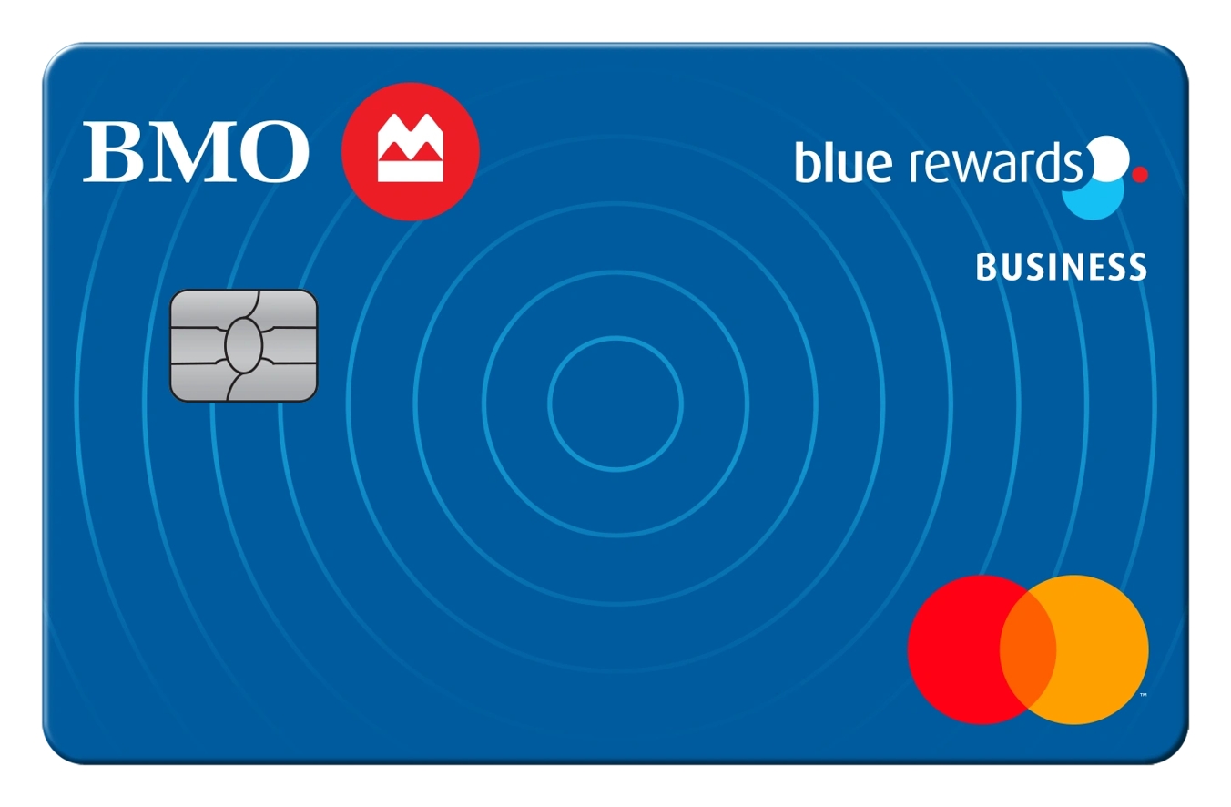 Image of new card
b m o blue rewards business mastercard