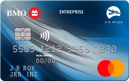 Carte Mastercard BMO AIR MILES pour entreprise (sans frais)