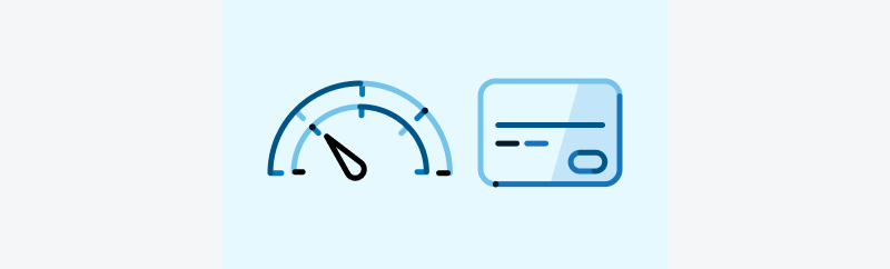 Illustration d'un réservoir d'essence et d'une carte de crédit