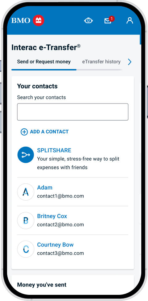 Send and receive money