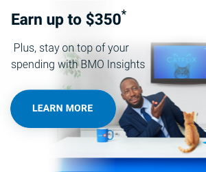Earn $350 when you open a chequing account with the B M O family bundle