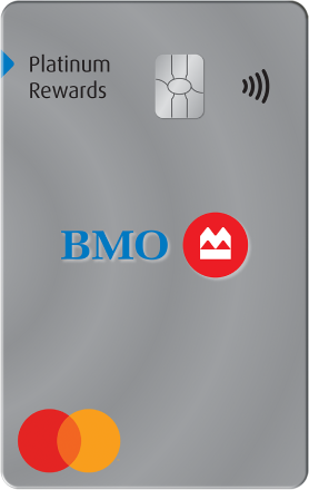 Image of b m o platinum rewards credit card