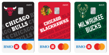 BMO Bulls, Blackhawks & Bucks Debit Mastercard